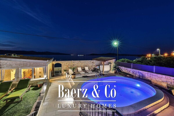 photo 9 The island of Drvenik traditional Dalmatian style villa with yard & swimming pool