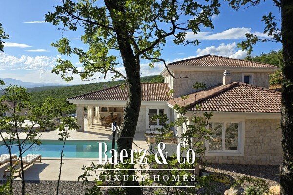 photo 2 Jadranovo, luxurious rustic villa with pool and sea view