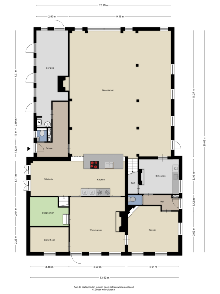 Floor Plan 1 - Hasseltweg 29