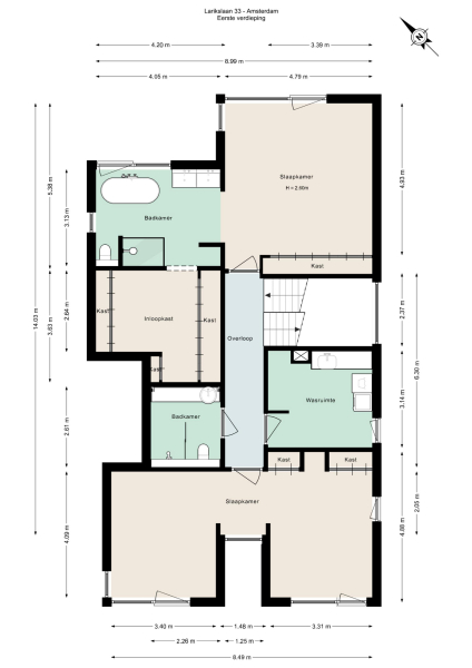 Floor Plan 2 - Larikslaan 33