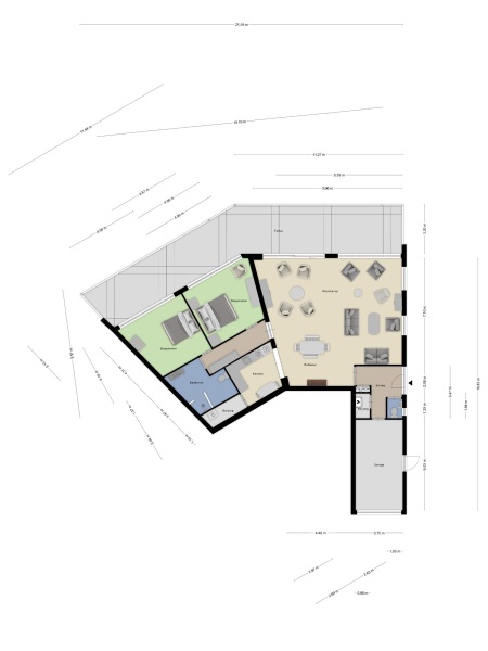 Floor Plan 1 - Slikkenburg 1