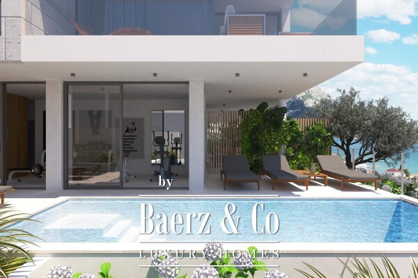 photo 10 Duće, new construction, luxurious apartment with pool and open sea view S1