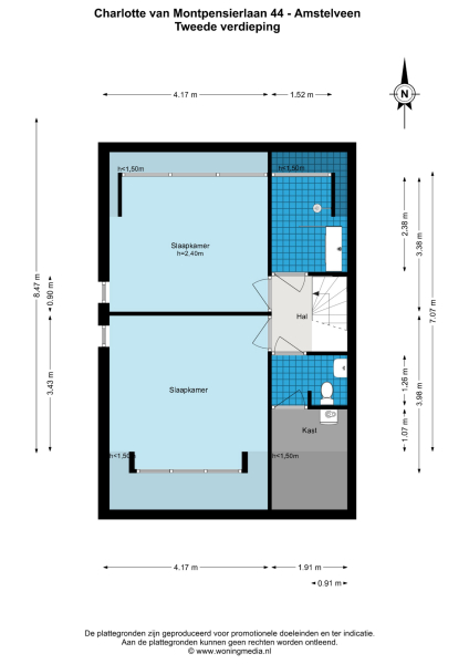 Floor Plan 3 - Charlotte van Montpensierlaan 44