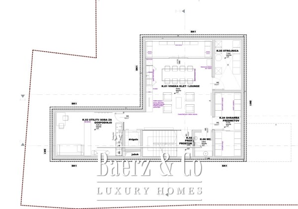 Floor Plan 1 - Rožna dolina 