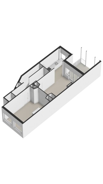 Floor Plan 4 - Tweede Helmersstraat 87 H